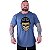 Camiseta Longline Estampada Plus Size MXD Conceito Manga Curta Caveira Soldado - Imagem 4