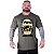 Camiseta Tradicional Estampada Plus Size Curta MXD Conceito Caveira HardCore - Imagem 1