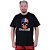 Camiseta Tradicional Estampada Plus Size Curta MXD Conceito Caveira Americana - Imagem 3