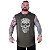 Regata Machão Longline Estampada Sem Manga Plus Size MXD Conceito Caveira Estilhaço - Imagem 4