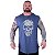 Regata Machão Longline Estampada Sem Manga Plus Size MXD Conceito Caveira Estilhaço - Imagem 2