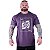 Camiseta Tradicional Estampada Plus Size Curta MXD Conceito Carta Ás Indígena - Imagem 3