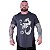 Camiseta Longline Estampada Plus Size MXD Conceito Manga Curta Gorilla Skull - Imagem 1