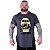 Camiseta Longline Estampada Plus Size MXD Conceito Manga Curta Caveira Hardcore - Imagem 1
