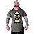 Camiseta Longline Estampada Plus Size MXD Conceito Manga Curta Caveira Hardcore - Imagem 2