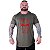 Camiseta Longline Estampada Plus Size MXD Conceito Manga Curta Red Punk Skull - Imagem 3