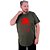 Camiseta Longline Estampada Plus Size MXD Conceito Manga Curta Red Punk Skull - Imagem 1