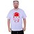Camiseta Tradicional Estampada Plus Size Curta MXD Conceito Caveira Vermelha - Imagem 1