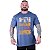 Camiseta Tradicional Estampada Plus Size Curta MXD Conceito Praia Tropical - Imagem 3
