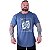 Camiseta Longline Estampada Plus Size MXD Conceito Manga Curta Skull Card - Imagem 2