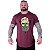 Camiseta Longline Estampada Plus Size MXD Conceito Manga Curta Caveira Boné - Imagem 2