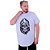 Camiseta Longline Estampada Plus Size MXD Conceito Manga Curta Death Skull - Imagem 1