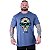 Camiseta Tradicional Estampada Plus Size Curta MXD Conceito Caveira Popstar - Imagem 1