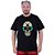 Camiseta Tradicional Estampada Plus Size Curta MXD Conceito Caveira Popstar - Imagem 4