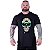 Camiseta Tradicional Estampada Plus Size Curta MXD Conceito Caveira Popstar - Imagem 4