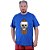 Camiseta Tradicional Estampada Plus Size Curta MXD Conceito Caveira Moicano - Imagem 3