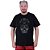Camiseta Tradicional Estampada Plus Size Curta MXD Conceito Face Lion - Imagem 1