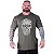 Camiseta Tradicional Estampada Plus Size Curta MXD Conceito Caveira Estilhaços - Imagem 1