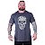 Camiseta Tradicional Estampada Plus Size Curta MXD Conceito Caveira Estilhaços - Imagem 4