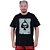 Camiseta Tradicional Estampada Plus Size Curta MXD Conceito Dark Skull - Imagem 1