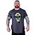 Camiseta Longline Estampada Plus Size MXD Conceito Manga Curta Caveira Popstar - Imagem 2