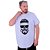 Camiseta Longline Estampada Plus Size MXD Conceito Manga Curta Stylish Skull - Imagem 2