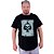 Camiseta Longline Estampada Plus Size MXD Conceito Manga Curta Dark Skull - Imagem 1