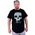 Camiseta Longline Estampada Plus Size MXD Conceito Manga Curta Skull X-Ray - Imagem 1