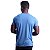 Camiseta Dry Premium Tradicional MXD Conceito Fit em 100% Poliamida String Furadinho Azul Noite - Imagem 2
