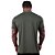 Camiseta Tradicional MXD Conceito Dry Fit 90% Poliéster 10% Elastano UV50+ MultiFresh Acab. Liso Verde Oliva - Imagem 2