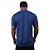 Camiseta Tradicional MXD Conceito Dry Fit 100% Poliéster Rajado Furadinho Azul Escuro - Imagem 2
