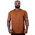Camiseta Tradicional MXD Conceito Dry Fit 100% Poliéster Rajado Laranja - Imagem 1