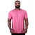 Camiseta Tradicional MXD Conceito Dry Fit 100% Poliéster Rajado Claro Rosa - Imagem 1
