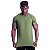 Camiseta Dry Premium Tradicional MXD Conceito Fit em 100% Poliamida String Furadinho Verde Oliva - Imagem 3