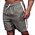 Short Tactel Listrado Elastic Masculino MXD Conceito 3 Bolsos Caqui Areia Com Listra Branca - Imagem 2