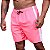Short Tactel Listrado Elastic Masculino MXD Conceito 3 Bolsos Rosa Fluorescente Neon Com Listra Branca - Imagem 2