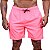Short Tactel Listrado Elastic Masculino MXD Conceito 3 Bolsos Rosa Fluorescente Neon Com Listra Branca - Imagem 1