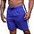 Short Tactel Listrado Elastic Masculino MXD Conceito 3 Bolsos Azul Bic Com Listra Branca - Imagem 2