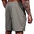 Short Tactel Elastic Masculino MXD Conceito 2 Bolsos Laterais Caqui Areia - Imagem 2
