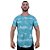 Camiseta Longline Fullprint Masculina MXD Conceito Tie Dye Azul Ondas - Imagem 1