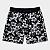 Bermuda Masculina Moletom MXD Conceito Flores Cinza - Imagem 2
