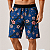 Bermuda Masculina Moletom MXD Conceito Azul Flores - Imagem 1