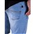 Bermuda Jeans Masculina Echoes Store 98% Algodão 2% Elastano Azul Claro - Imagem 4