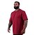 Camiseta Oversized Masculina MXD Conceito Maior Gramatura Vermelho Vinho - Imagem 2