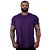 Camiseta Tradicional MXD Conceito Dry Fit em 100% Poliamida String Furadinho Violeta Escuro - Imagem 1