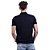 Camisa Polo Piquet Premium Penteado Masculina 50% Algodão 50% Poliéster MXD Conceito Preto Sólido - Imagem 4
