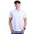Camisa Polo Piquet Premium Penteado Masculina 50% Algodão 50% Poliéster MXD Conceito Branco Sólido - Imagem 2