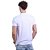 Camisa Polo Piquet Premium Penteado Masculina 50% Algodão 50% Poliéster MXD Conceito Branco Sólido - Imagem 4