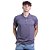Camisa Polo Piquet Premium Penteado Masculina 50% Algodão 50% Poliéster MXD Conceito Chumbo Solido - Imagem 4