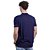 Camisa Polo Piquet Premium Penteado Masculina 50% Algodão 50% Poliéster MXD Conceito Azul Marinho Sólido - Imagem 2